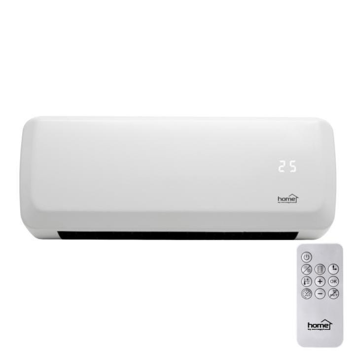 Radiator electric HOME FKFATLANTA cu ventilator, max. 2000 W, 2 trepte, termostat, program săptămânal, telecomandă