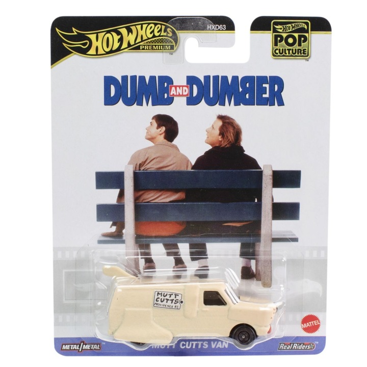 Hot Wheels Pop Culture Masinuta Metalica Dumb And Dumber Mutt Cutts Van Scara 1:64