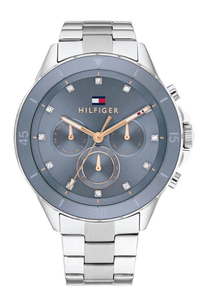 Ceas dama Tommy Hilfiger 1782708, bratara metalica, argintiu/gri - eMAG.ro