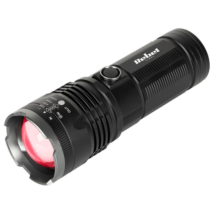 Фенер Алуминиев Led 20W 4.2V 4500Mah 2000lm