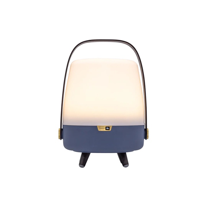 Boxa portabila Kooduu Lite-up PLAY Mini Ocean Blue, lampa LED cu difuzor JBL