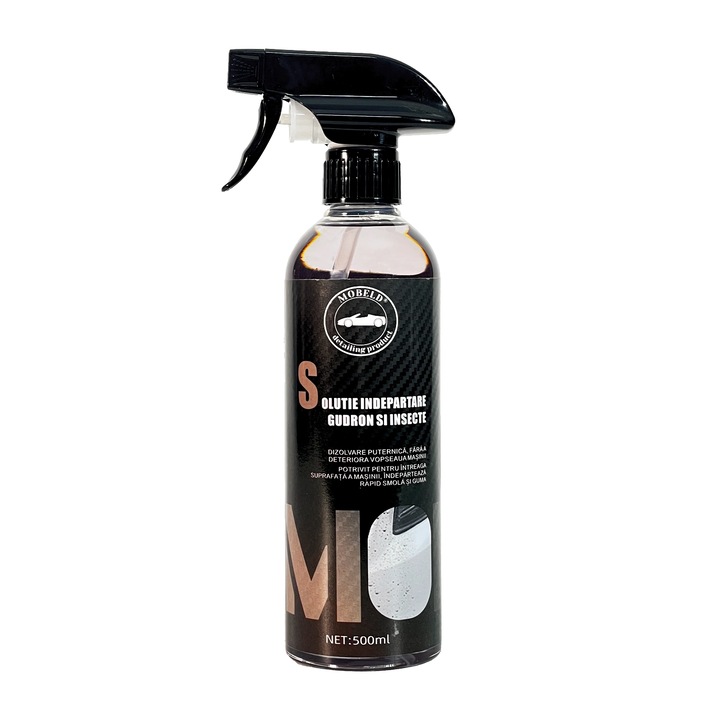 Solutie curatare auto MOBELD, 500ml, indepartare gudron si insecte, utilizare profesionala