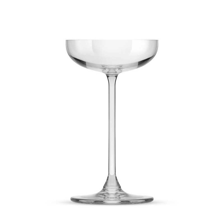 Set 6 pahare coupe Onis Bespoke 120 ml, sticlă, înălțime 15.5 cm, diametru 9 cm