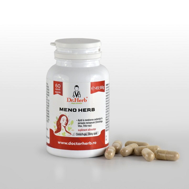 Supliment menopauza Meno Herb 60 comprimate