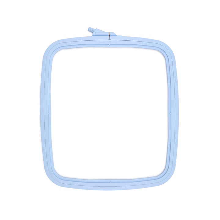 Gherghef de plastic patrat Nurge Nr.4 albastru 25x28 cm