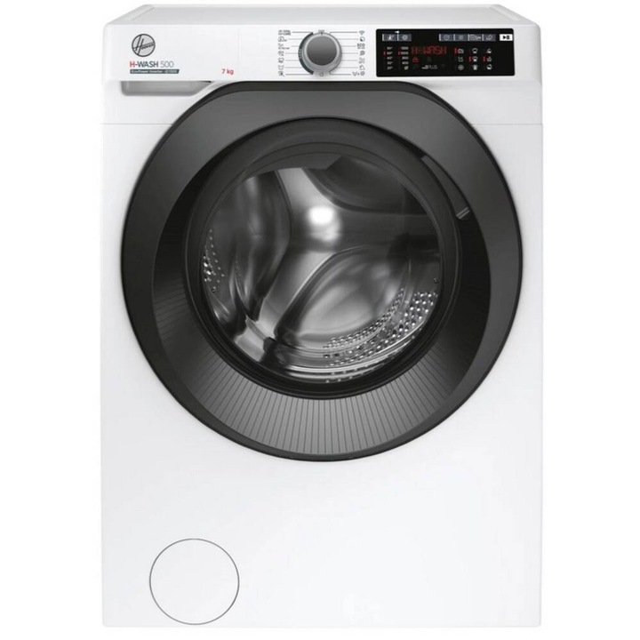 Masina de spalat rufe Hoover HW437XMBB/1-S, 7 kg, 1300 rpm, 85x60x46cm