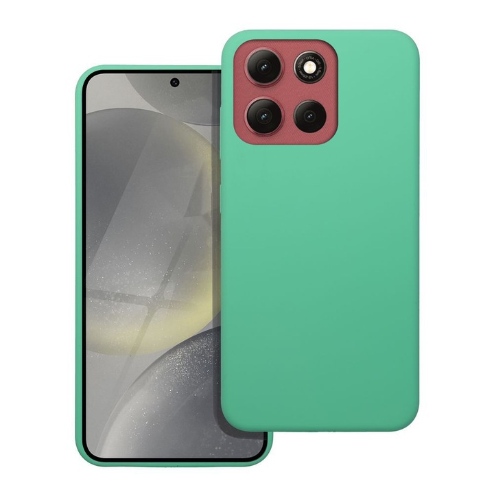 Husă telefon, Tokgalaxis, Compatibilă cu Motorola Moto G86 5G, Silicon verde