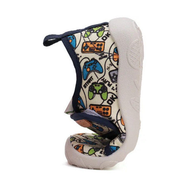 Pantofi baieti, din panza, pentru INTERIOR, BAREFOOT, DD STEP C086-51576 892