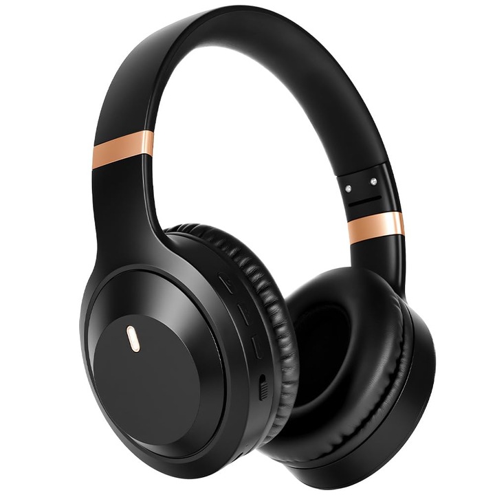 Axfee Vezeték Nélküli Fejhallgató, Over-Ear, Bluetooth 5.4, Aktív Zajszűrés, Fekete