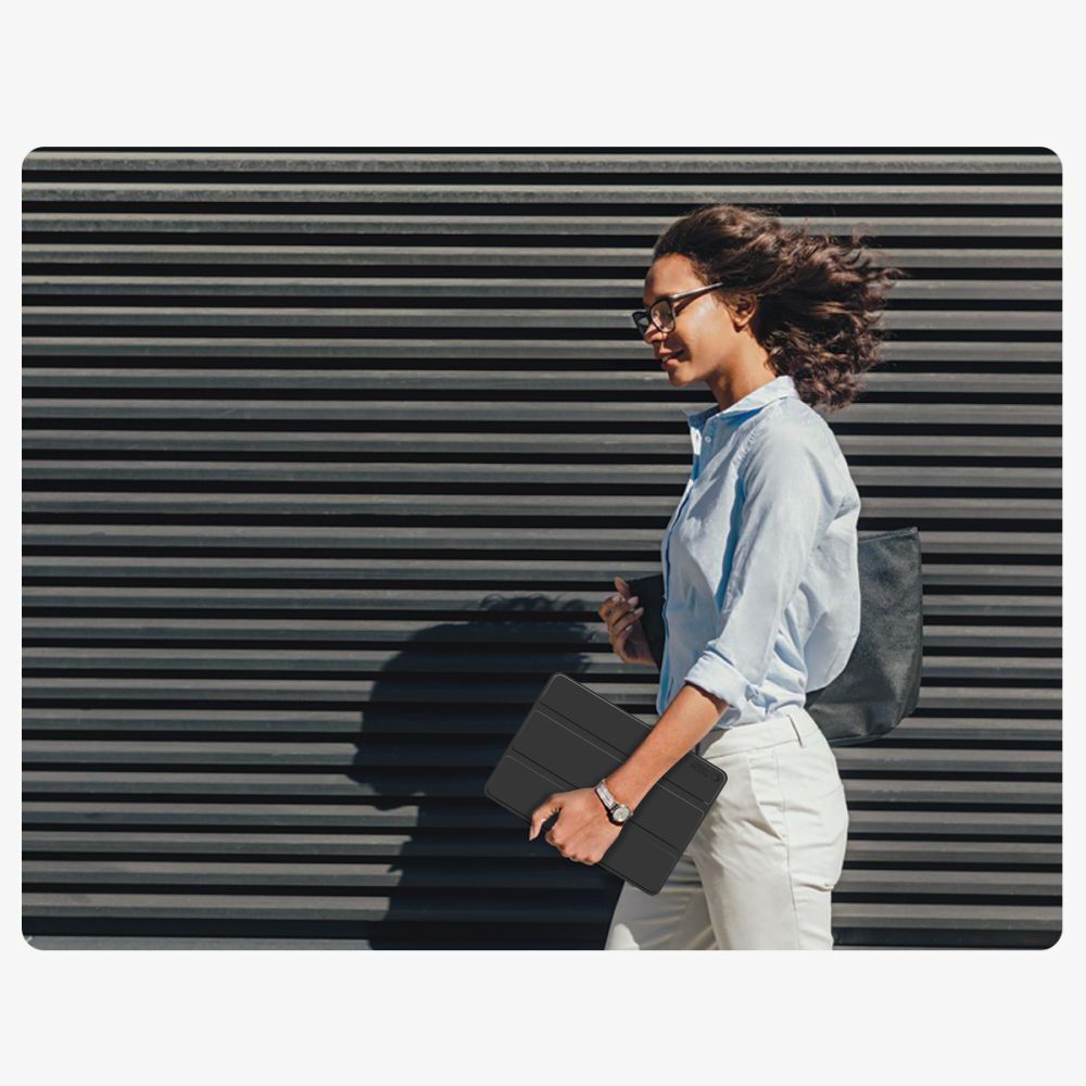 Husă tabletă compatibilă cu Samsung Galaxy Tab A11+ Plus (SM-X310, SM-X315, SM-X236) - Tech-Protect Hybrid negru, cu suport pentru stylus