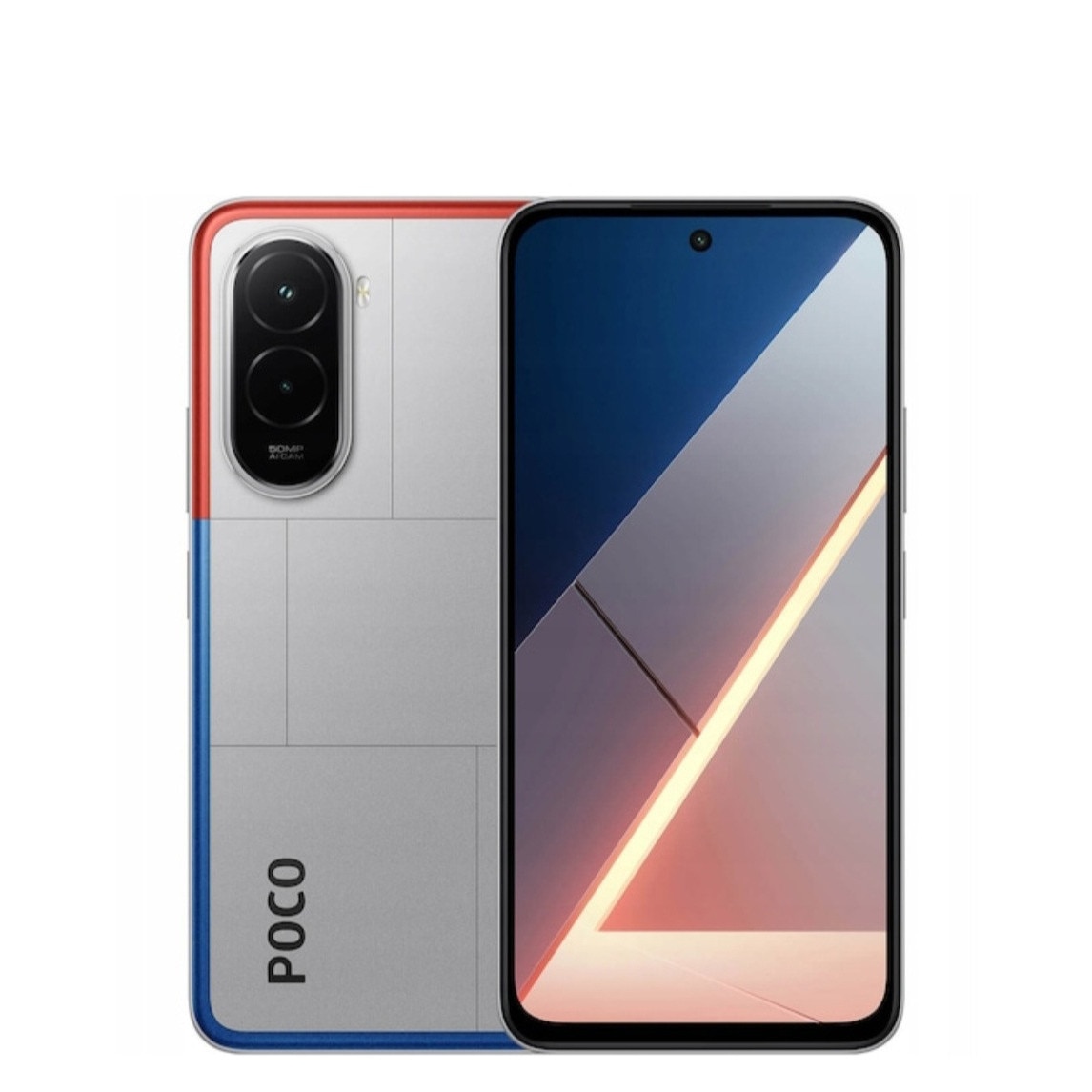 Telefon smartphone, Xiaomi POCO M7, 6GB RAM, 128GB, Display 6.9" FHD+ 144Hz, Snapdragon 685, Camera Duala AI 50MP, Baterie 7000mAh, Silver