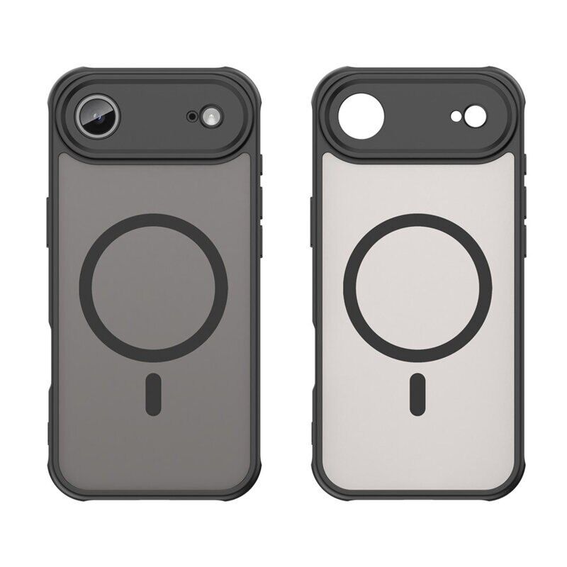 Husa pentru iPhone 17 Air, Joyshell Frost Matte cu MagSafe, Protectie Completa, Negru
