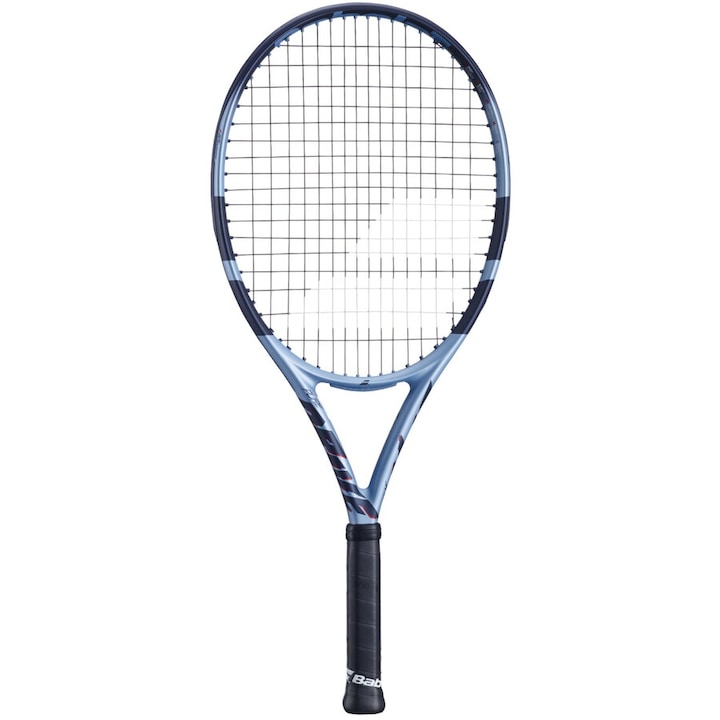 Rachetă tenis Babolat Pure Drive Junior 25", albastru deschis, grafit, pentru juniori 11+ ani