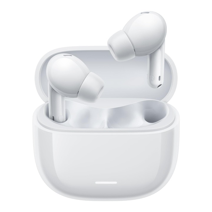 Casti Intraauriculare Xiaomi Redmi Buds 6 Lite, Anulare Activa A Zgomotului, Autonomie 37 Ore, Alb