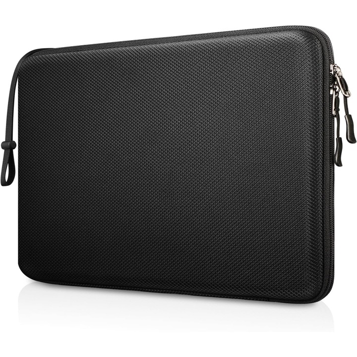 Husă laptop Finpac 14 inch, rezistentă la șocuri, negru