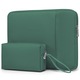 Set geantă laptop HYZUO, verde junglă, 13 inch