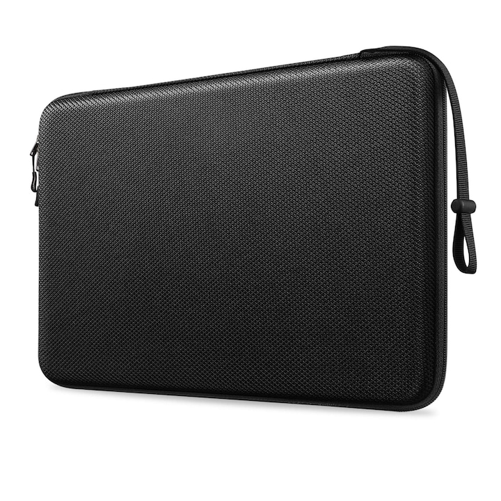 Husă laptop Fintie pentru Macbook Pro 14" și Air 13", protecție rezistentă la șocuri, gri