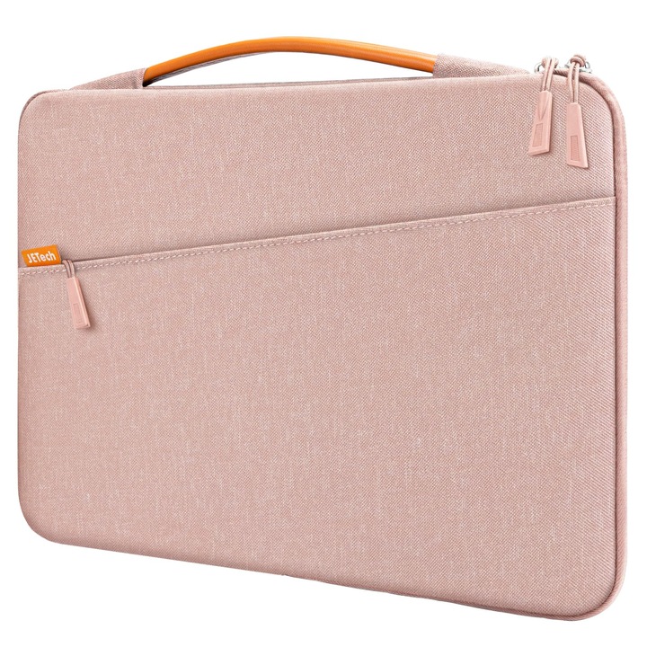 Husă laptop Jetech, 15 inch, maner portabil, buzunar accesorii