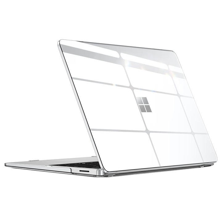 Husă tabletă Fintie, transparentă, 13, 8 inch, ultra-subțire, rigidă
