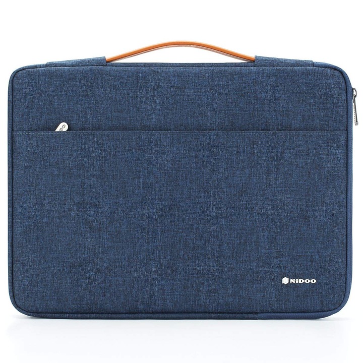 Geantă laptop Nidoo, albastră, 13.5"-14", pentru dispozitive de 14 inch