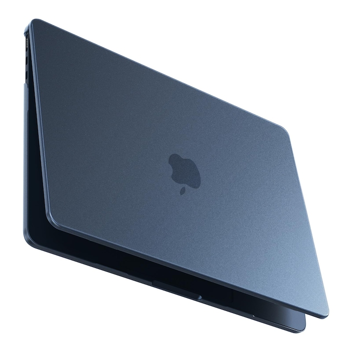Carcasa laptop Blueswan, pentru MacBook Air 15", rigidă, ultra-subțire, Midnight