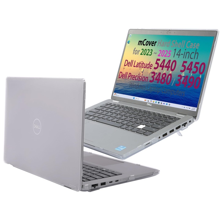 Carcasă laptop mCover transparentă pentru Dell Latitude 5440 5450/Precision 3480 3490