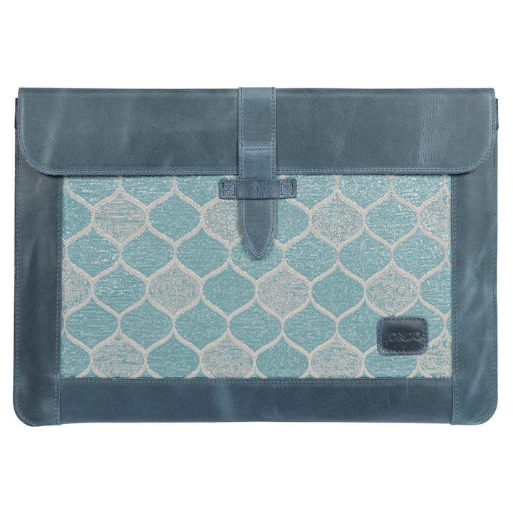 Husa de laptop Londo din piele naturală, 15x16inch, pentru Macbook Pro și Air