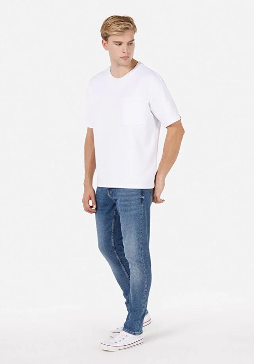 Pantaloni De Barbati Albastru Regular Fit 067 Jack 8684112456782