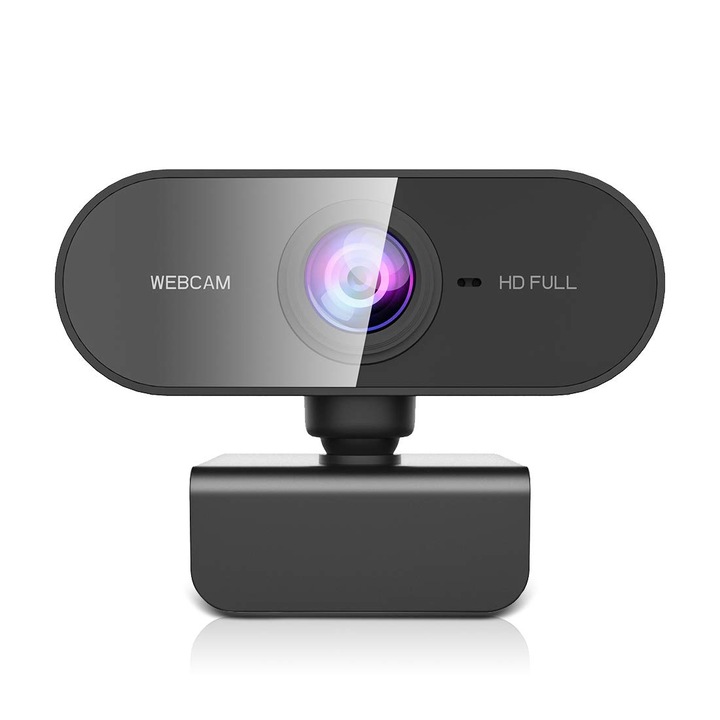 Webkamera DDKJ, Full HD 1080P, mikrofonnal, USB, PC-hez és laptophoz