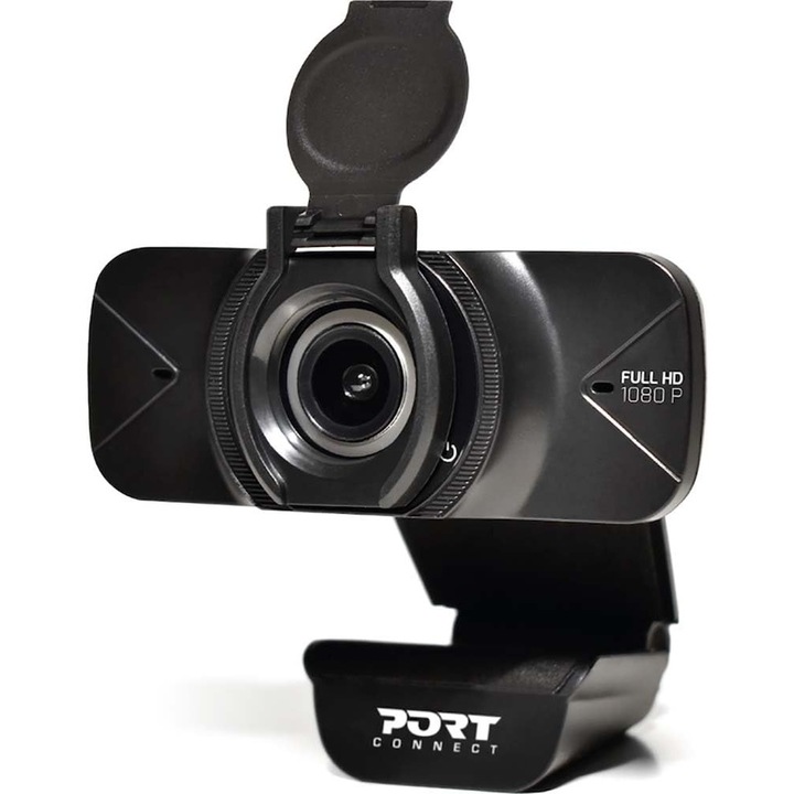 Port Designs HD 1080 webkamera, USB 2.0, PC-hez és Mac-hez