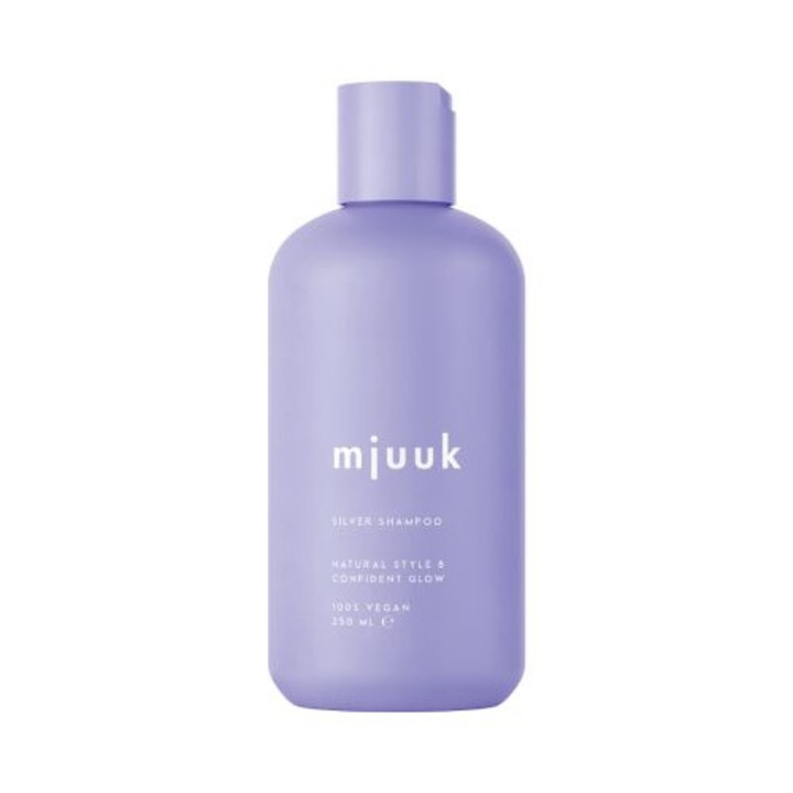 Sampon neutralizator par blond, vopsit si gri MJUUK Silver, 250 ml