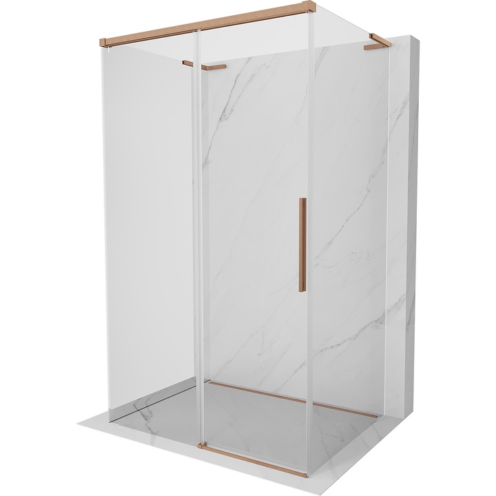 Cabina de dus glisanta Mexen Rox 90 x 70 cm, transparenta, crom - 8C2-090-070-01-00