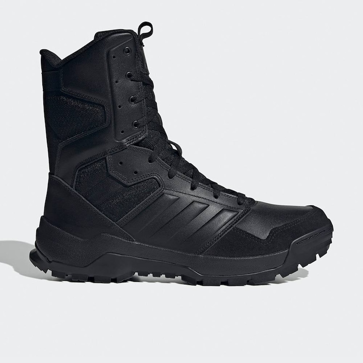 Ghete sport barbati GSG-9.2024, Adidas, Negru, Piele naturala