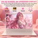 Лаптоп за игри Auusda с процесор Intel Celeron N5100 до 2.80 GHz, 15.6 инча, Full HD, IPS, 32GB DDR4 RAM, 1TB SSD, Intel UHD Graphics, Windows 11 Pro, червен