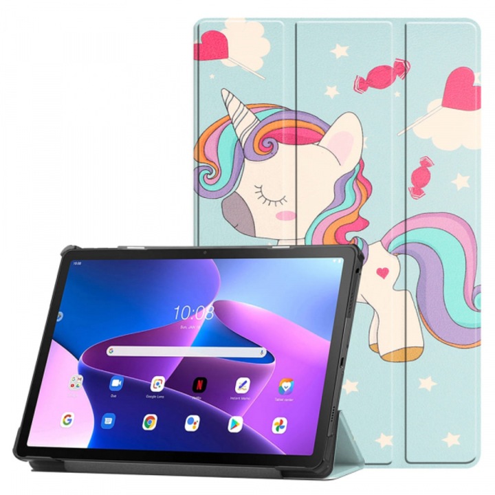 Husa pentru Xiaomi Redmi Pad 2, FoldPro Unicorn, Multicolor