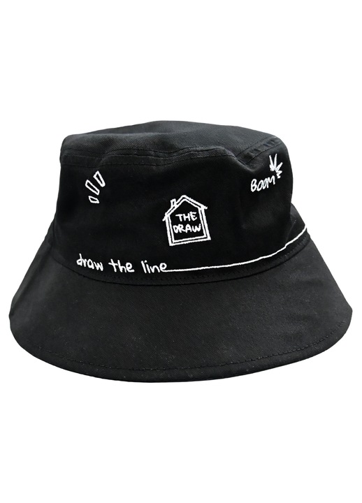 Palarie, The Draw House, negru, marimea S-M