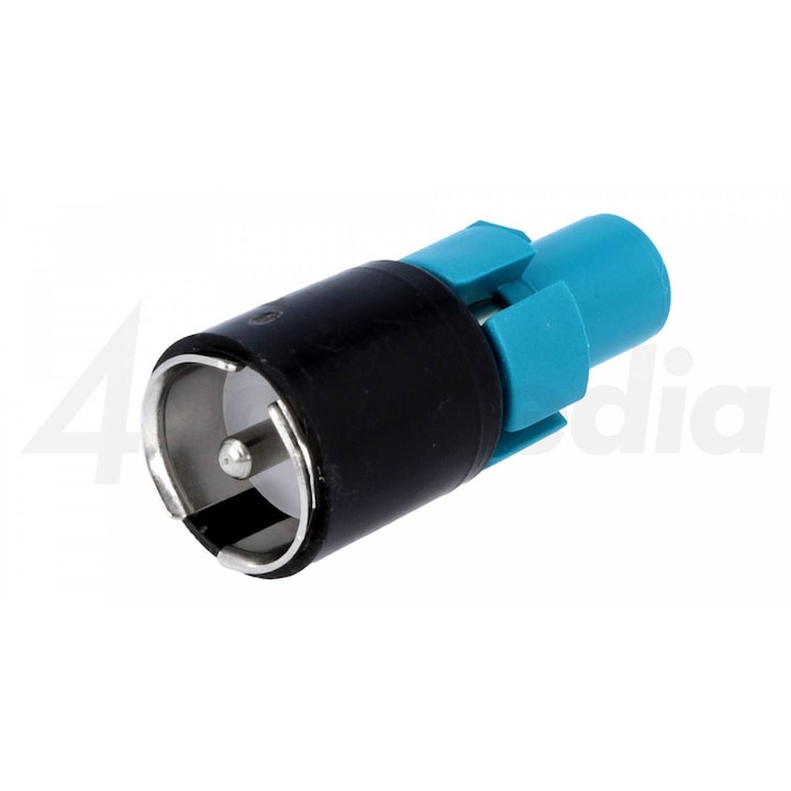 Adaptor antenă Fakra - ISO 4CarMedia, compatibil cu conectori auto, tip plug, pentru diverse mărci auto