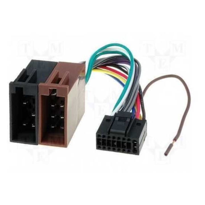 Cablu adaptor auto conector ISO la Kenwood 16 pini 4CarMedia