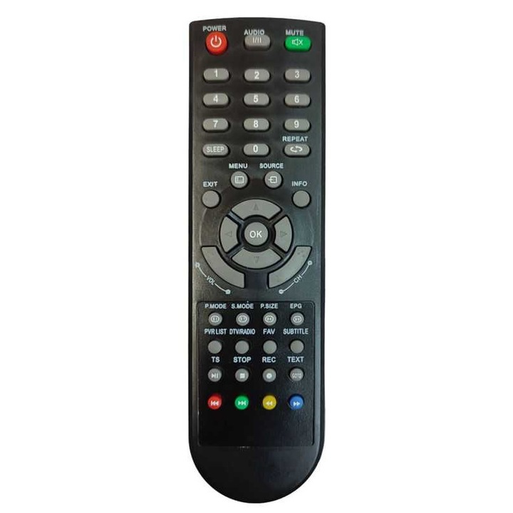 Telecomanda pentru TV Starlight/Vortex 32DM1000 IR 1441, aspect original, funcționează cu 2x AAA