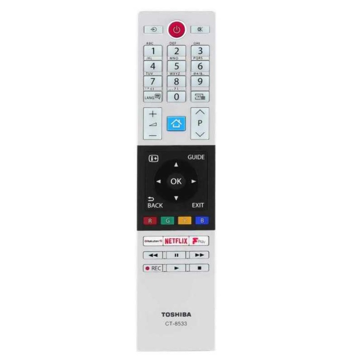 Telecomanda compatibilă pentru TV Toshiba CT-8533, aspect original