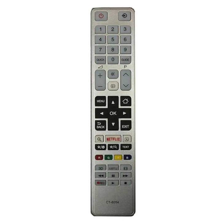 Telecomandă TV, Generic compatibilă CT-8054 ER 28-N, programată pentru Toshiba