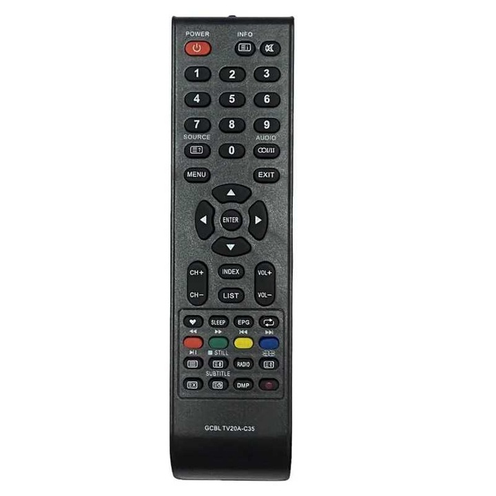 Telecomandă compatibilă TV Chanchong GCBL TV20A-C35, cod ER 1257, cod MFY 1247, 2x AAA R3 necesare