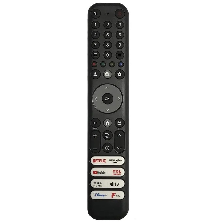 Telecomanda TV TCL RC902V FMR1 compatibil cu originalul, negru