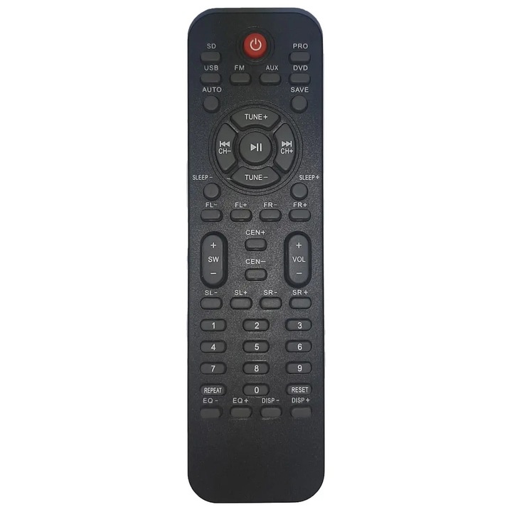 Telecomanda, Generic, compatibilă Serioux 5.1 SBHT5100C, funcționează cu 2x AAA