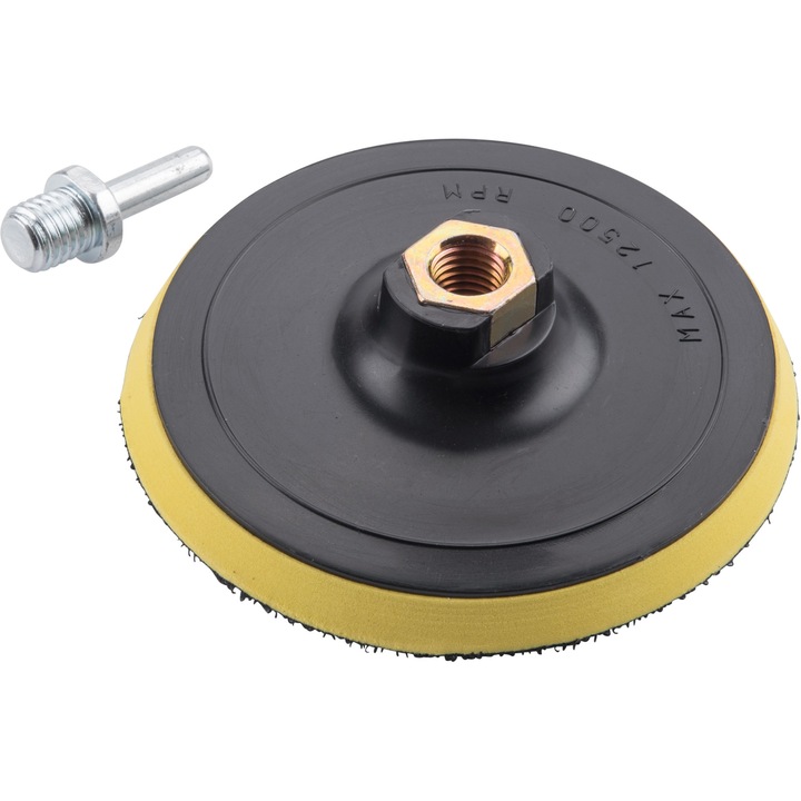 Suport disc abraziv M14, EXTOL CRAFT, 108530, 125 mm, 12 200 rpm