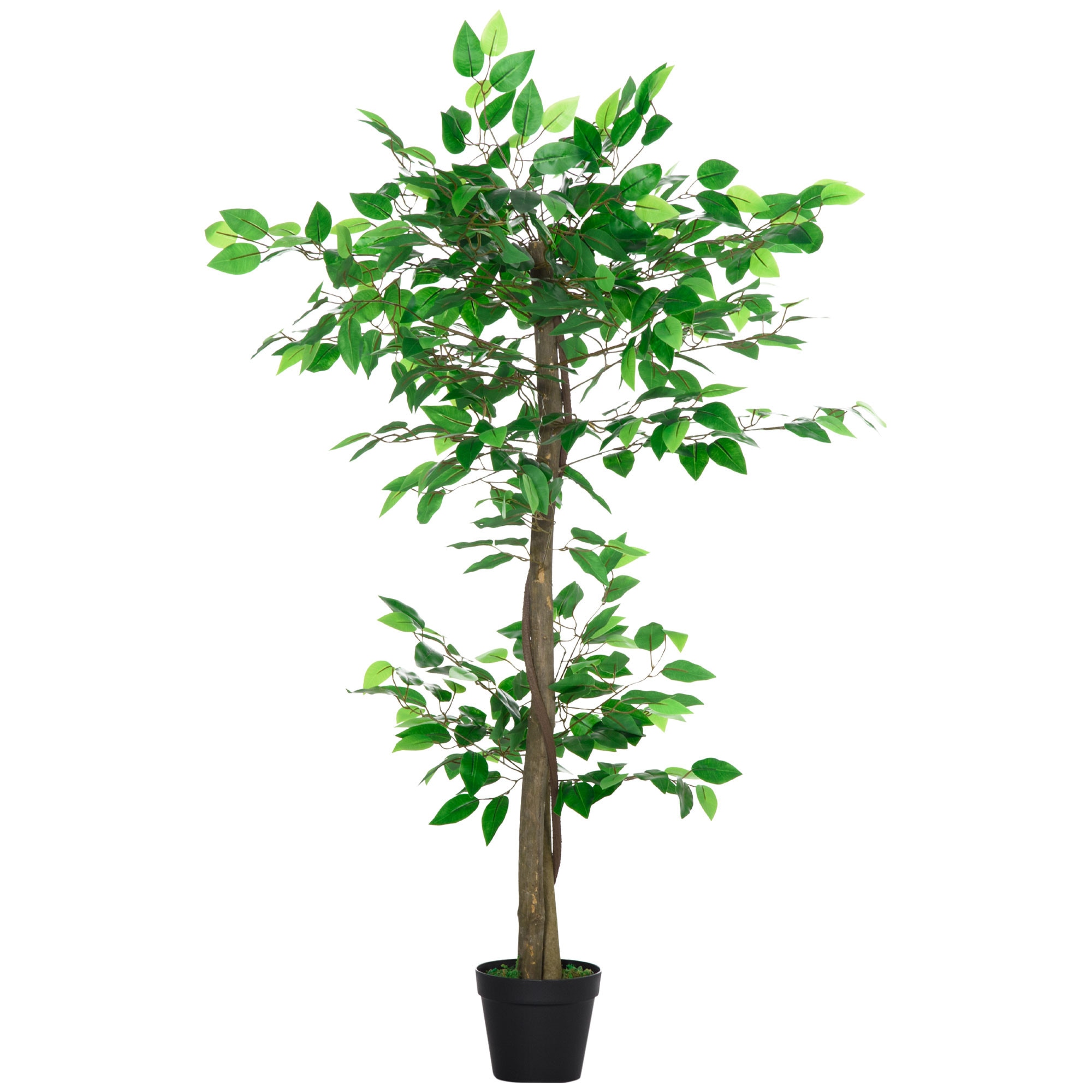 Copac Artificial Outsunny, 546 Frunze Realistice, Verde, 120cm - eMAG.ro