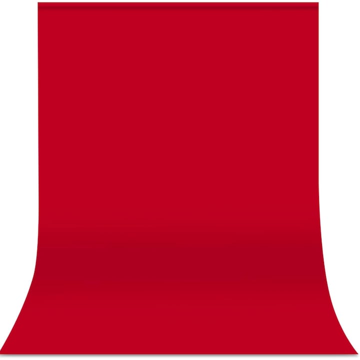 Fundal foto portabil, roșu, 200x300cm, poliester/bumbac, dublu față