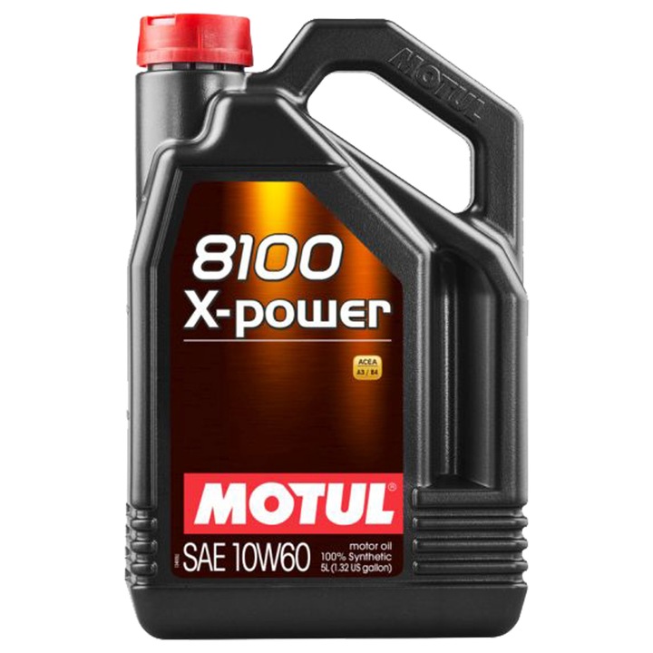 Ulei Motul 8100 X-POWER 10W60 4 litri – Performanta extrema si protectie superioara pentru motoare sport