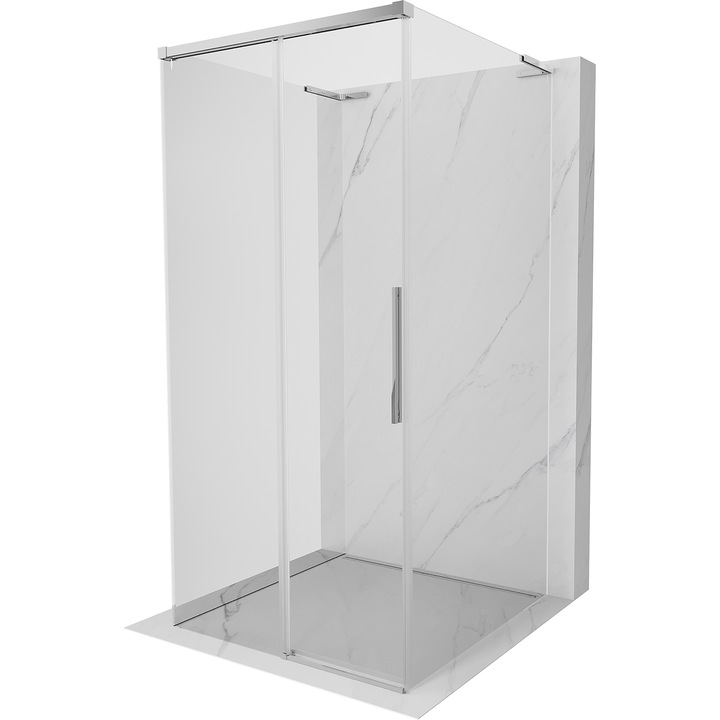 Cabina de dus glisanta Mexen Rox 90 x 70 cm, transparenta, crom - 8C2-090-070-01-00