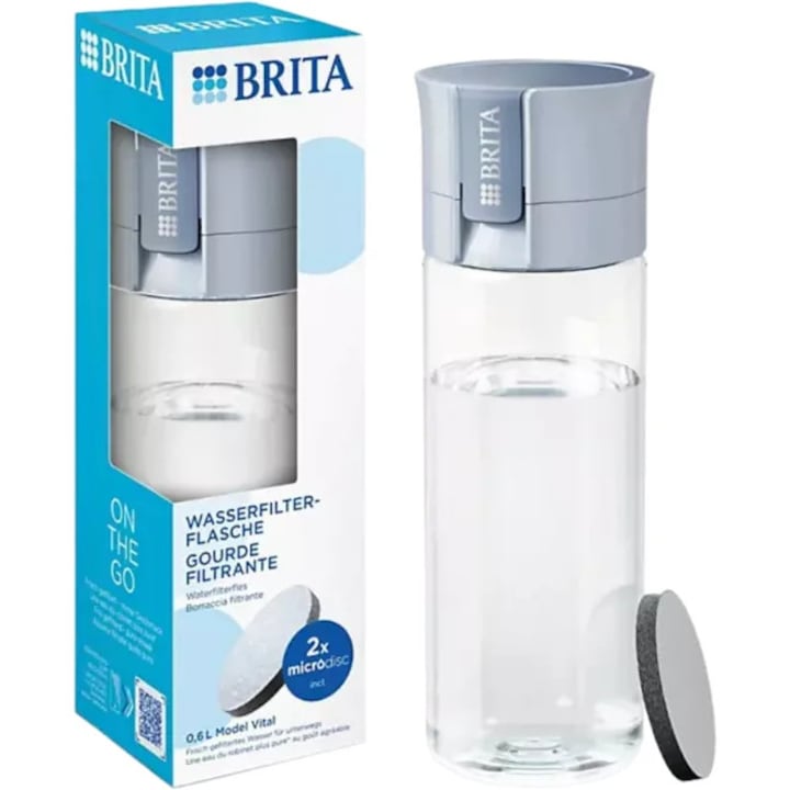 Cana filtrantă Brita, 0.6 l, albastru